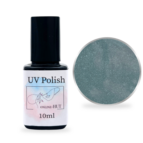 10ml Gel Polish Glitter Grey