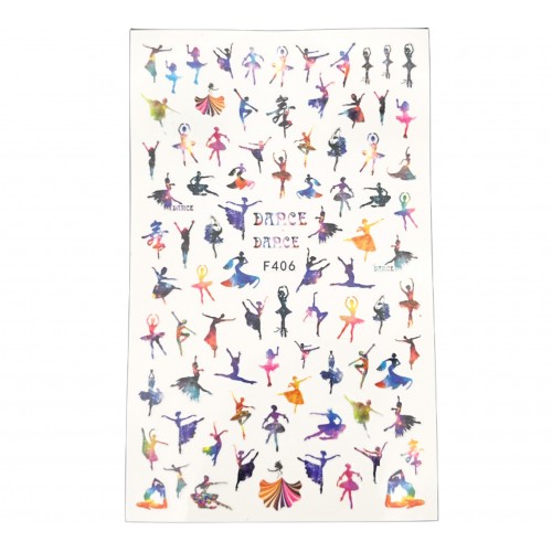 Sticker Dance - Selbstklebend - XL Bogen 