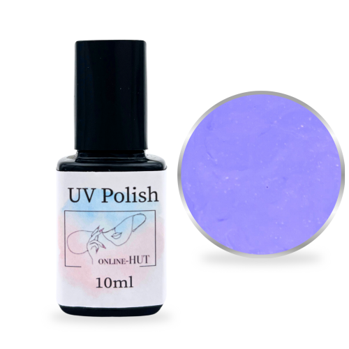 10ml Gel Polish Glitter Silky Violet