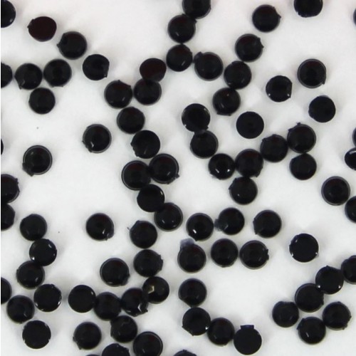 Strass-Steine 1,5 mm Schwarz