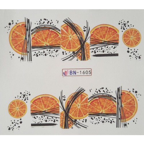 Tattoo-Wraps Fruit -Orange-