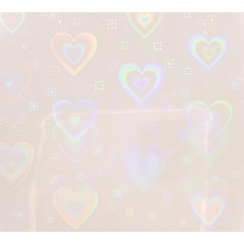 Sticker- Heart Transparent - Selbstklebend