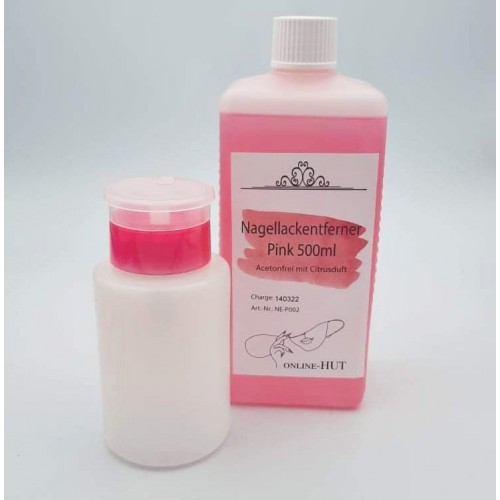 Nagellackentferner 500ml + Dispenser 170ml 