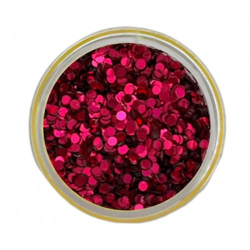 Glitter Pailletten 1mm - Pink Cherry