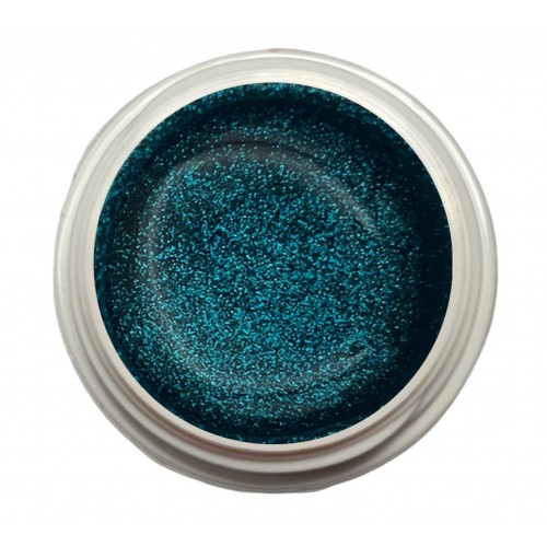 5ml UV Exclusiv Glittergel Türkis-Blau