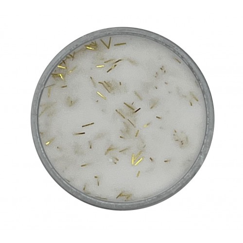 Acryl Puder Farbig Confetti Gold 3g