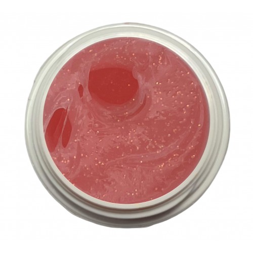 Poly Acrylgel Rosy Gold Glitter 30ml