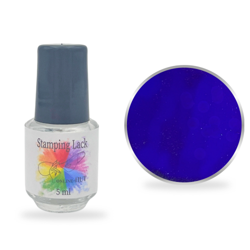 Stamping Lack Dunkelblau