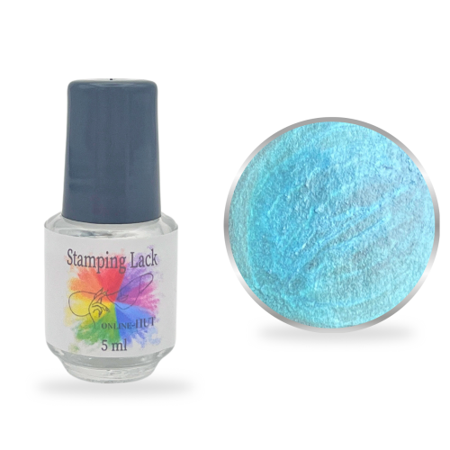 Stamping Lack Türkis Metallic