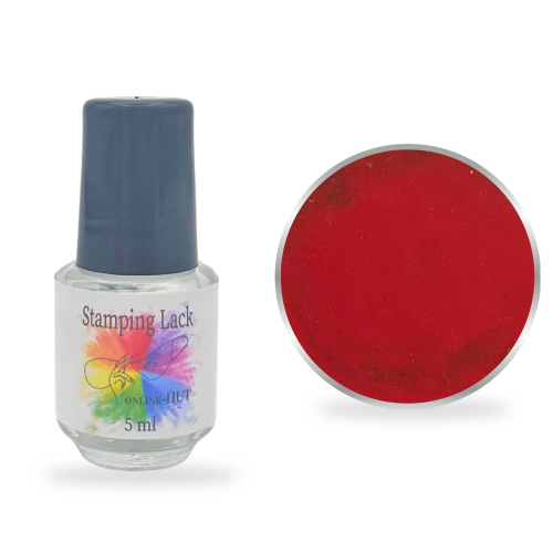 Stamping Lack Weinrot