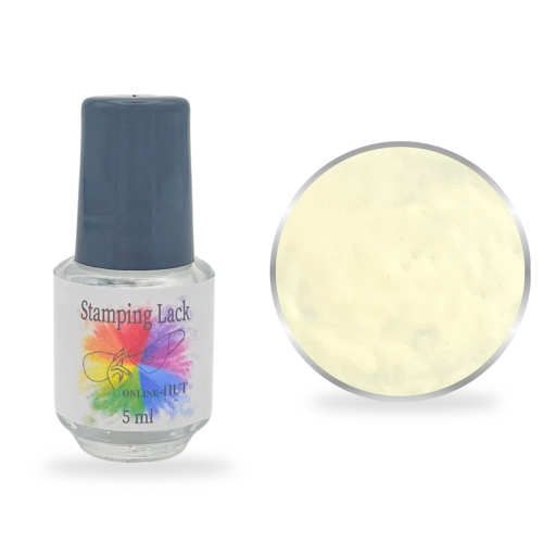 Stamping Lack Creme Weiß