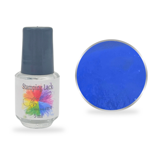Stamping Lack Neon Blau 5ml
