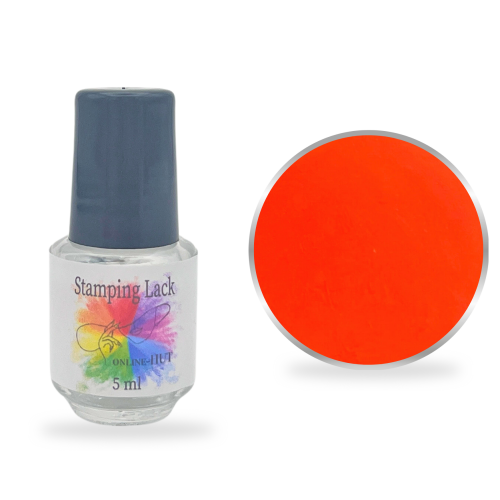 Stamping Lack Neon Rot