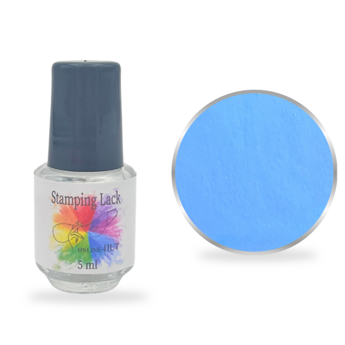 Stamping Lack Hellblau