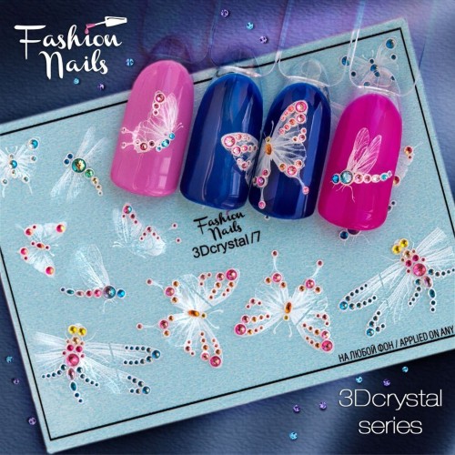 Nail-Wraps 3D Crystal Sticker Nr. 