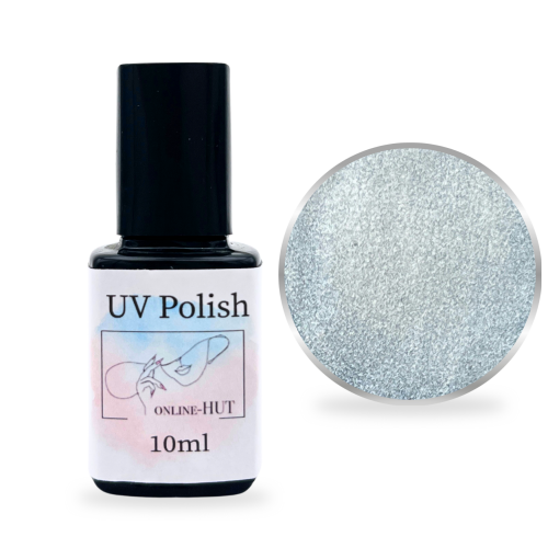 12ml Gel Polish Metallic Silbergrau