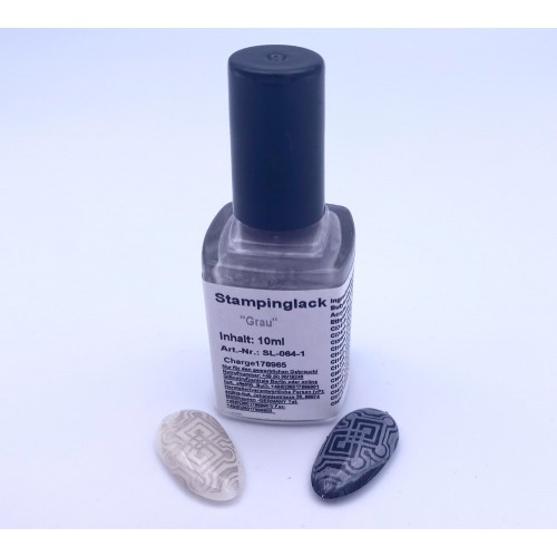 10 ml Stamping Lack Grau