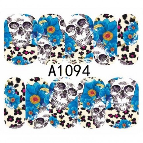 One-Stroke-Sticker/ Wraps Wasserlöslich Halloween A-1094