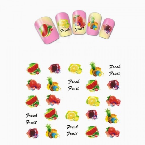 One-Stroke-Sticker Wasserlöslich Fruits BN-830
