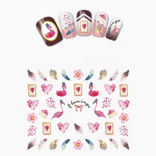 One-Stroke-Sticker / Wraps Flamingo BN-924
