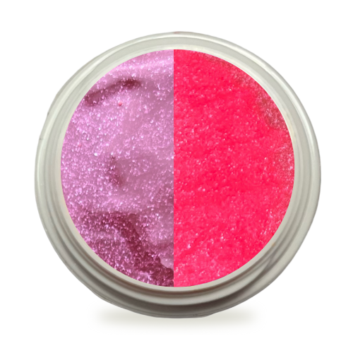 5ml UV Exclusiv Thermo Farbwechselgel Weinrot-Neon Pink Glitzer