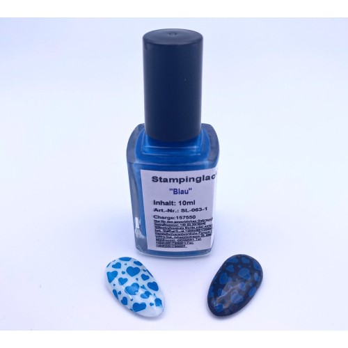 10 ml Stamping Lack Blau