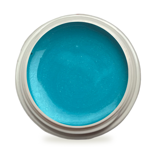 5ml UV Farbgel Deep Türkis Glitzer