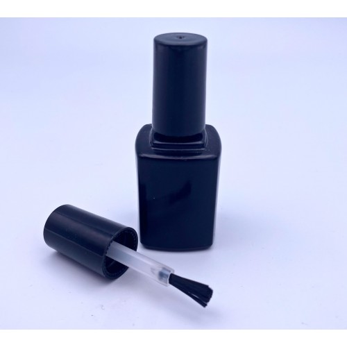 1 x Nagellack Flaschen Schwarz - 10 ml