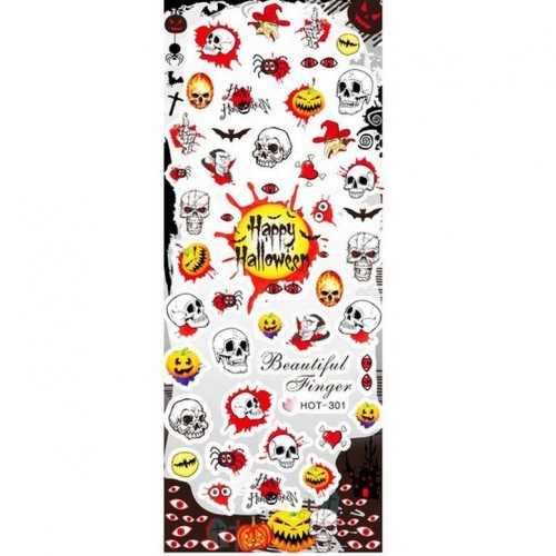 One-Stroke-Sticker/ Wraps Wasserlöslich Halloween HOT-301