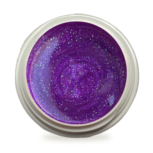 5ml UV Exclusiv Farbgel Magic Shine Flieder Glitzer