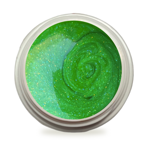 5ml UV Exclusiv Farbgel Magic Shine Hellgrün Glitzer