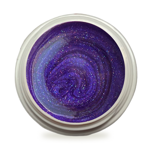 5ml UV Exclusiv Farbgel Magic Shine Lila Glitzer