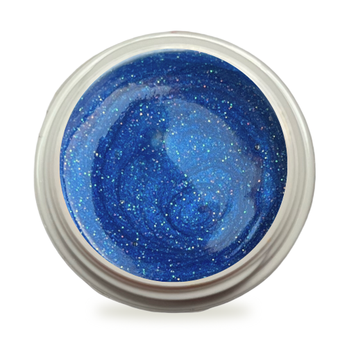 5ml UV Exclusiv Farbgel Magic Shine Nachtblau Glitzer