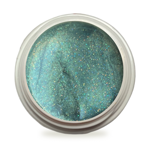 5ml UV Exclusiv Farbgel Magic Shine Olivgrün Glitzer