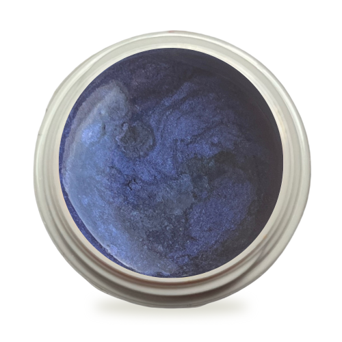 5ml UV Exclusiv Farbgel Metallic Blue Jeans