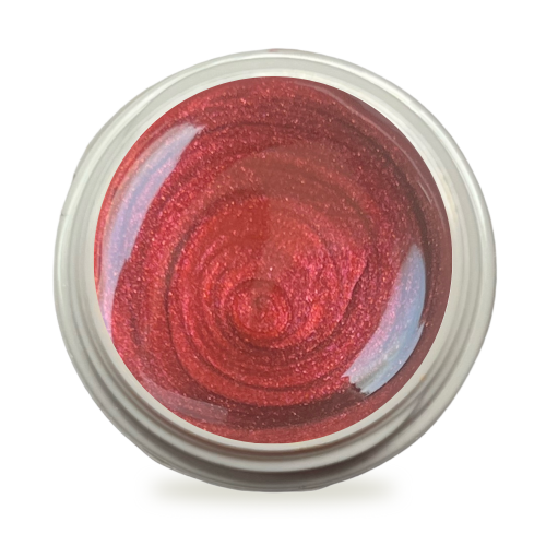 5 ml UV Exclusiv Farbgel Metallic Red