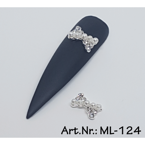 Overlays / 3D Nagelschmuck Schleife 2 Stk. Nr. 124