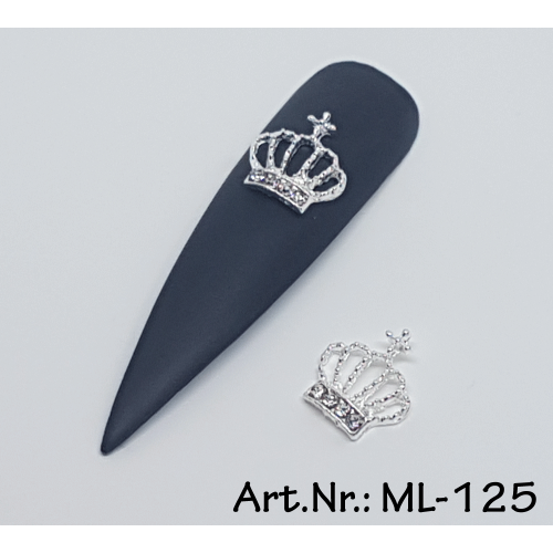 Overlays / 3D Nagelschmuck Krone 2 Stk. Nr. 125