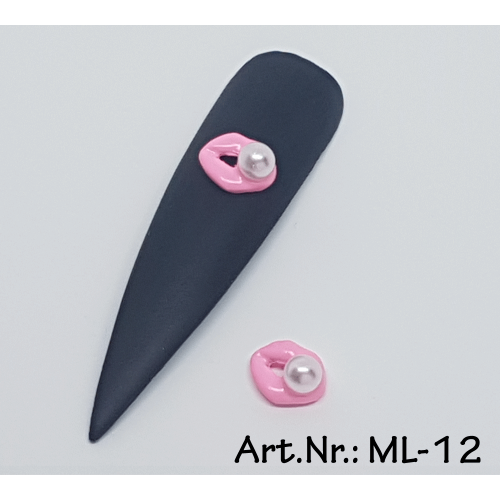 Overlays / 3D Nagelschmuck Love 2 Stk. Nr. 12