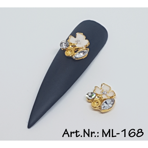 Overlays / 3D Nagelschmuck Blumen 2 Stk. Nr. 168
