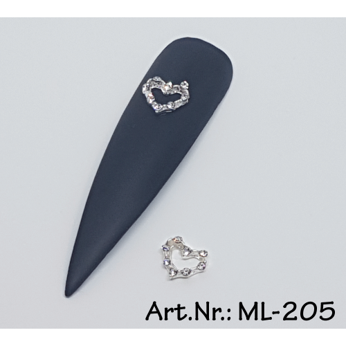 Overlays / 3D Nagelschmuck Love 2 Stk. Nr. 205