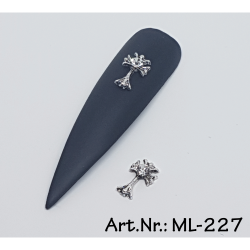 Overlays / 3D Nagelschmuck Kreuz 2 Stk. Nr. 227