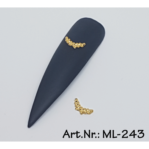 Overlays / 3D Nagelschmuck Kreuz 2 Stk. Nr. 243