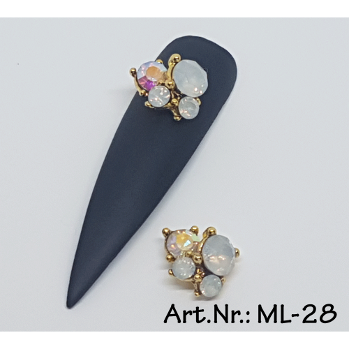 Overlays / 3D Nagelschmuck Diamant 2 Stk. Nr. 28