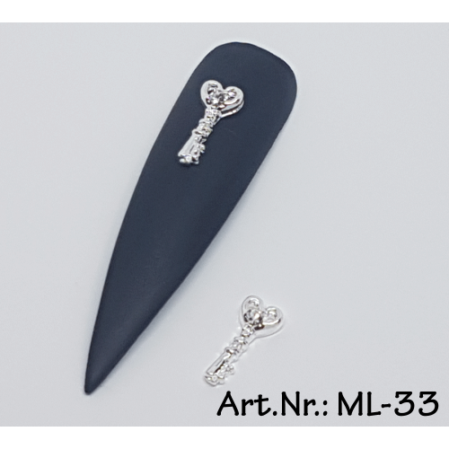Overlays / 3D Nagelschmuck Schlüssel 2 Stk. Nr. 33