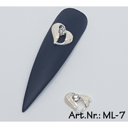Overlays / 3D Nagelschmuck Love 2 Stk. Nr. 7