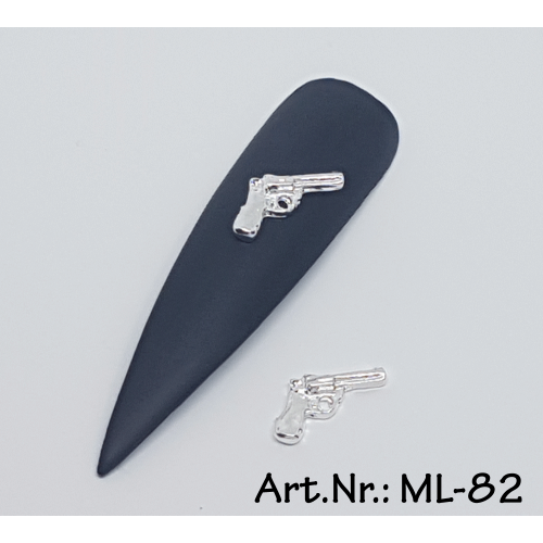 Overlays / 3D Nagelschmuck Revolver 2 Stk. Nr. 82