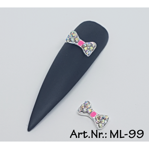 Overlays / 3D Nagelschmuck Schleife 2 Stk. Nr. 99