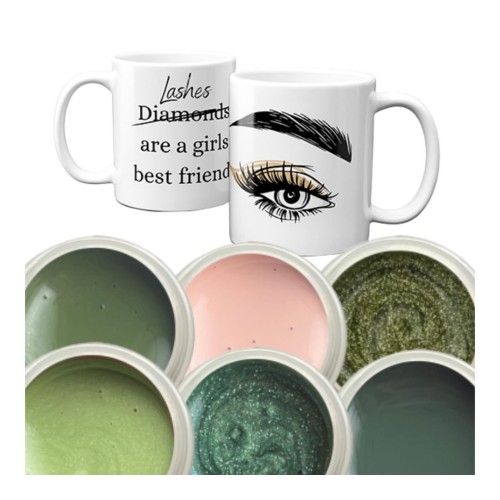 Nail Friend Set – mit Tasse „Lashes are a girl’s best friend“