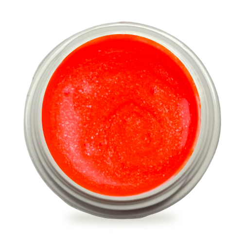5ml UV Exclusiv Neon-Farbgel Orange Silber-Glitter